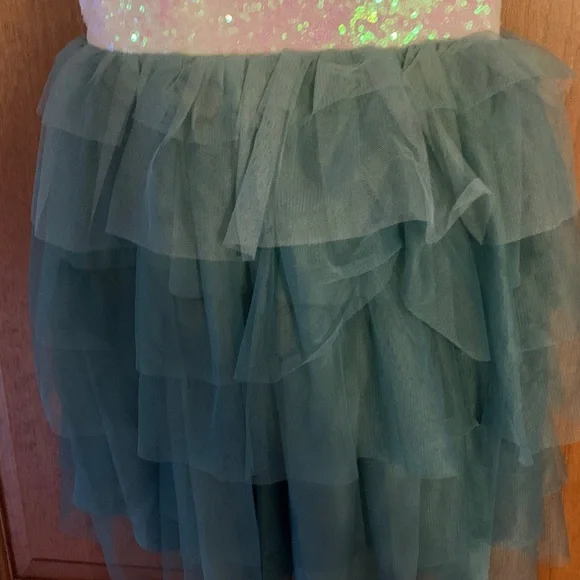Nordstrom Glitter Unicorn Dress with Tulle Skirt sz 6x - Picture 5 of 6